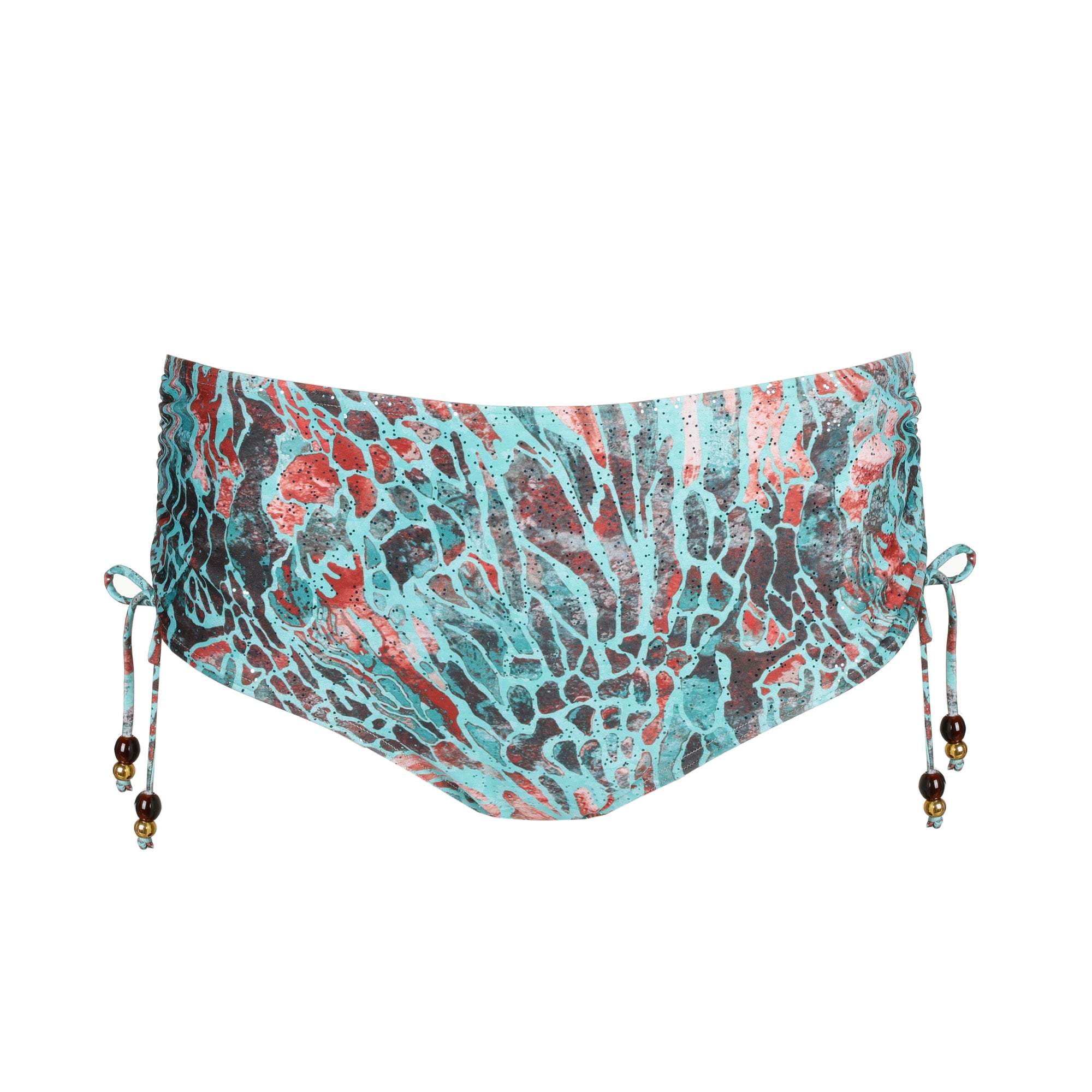 RIYAD Turquoise Seas bikini braga alta cordones