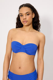 Conjunto bikini bandeau marino copa C