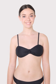 Conjunto bikini juvenil texturizado con lazo