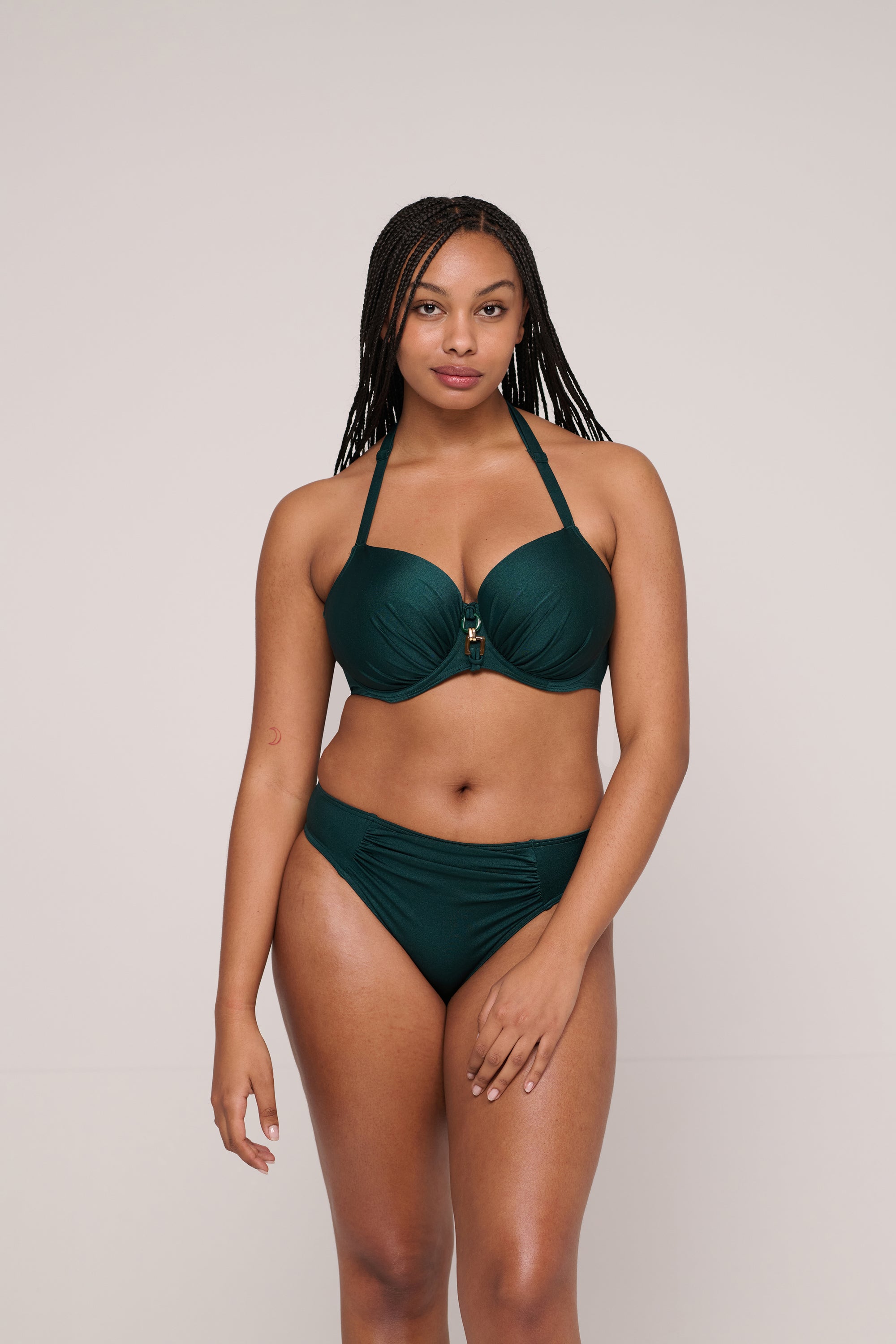 MANGALORE jewel green bikini balconet con foam