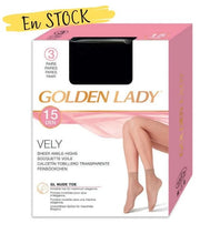 Medias Tobilleras VELY 15 (3 pares) Golden Lady - 119NAA