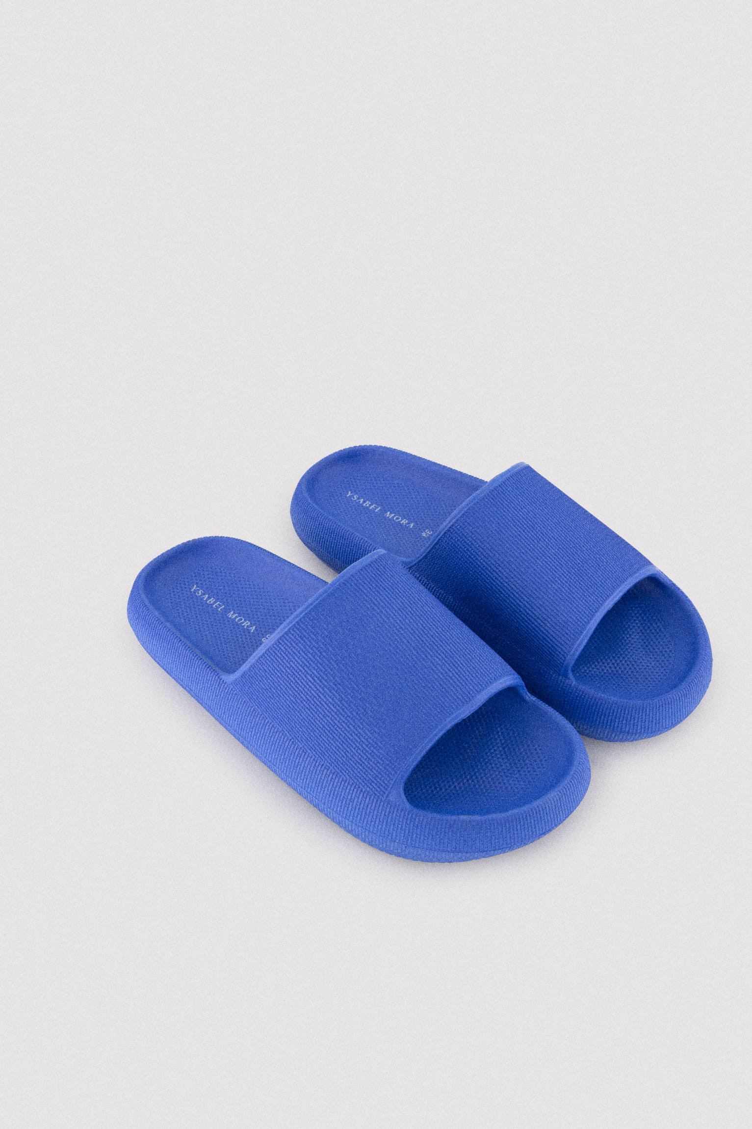 Chanclas de playa antideslizantes ligeras extra comfort azul