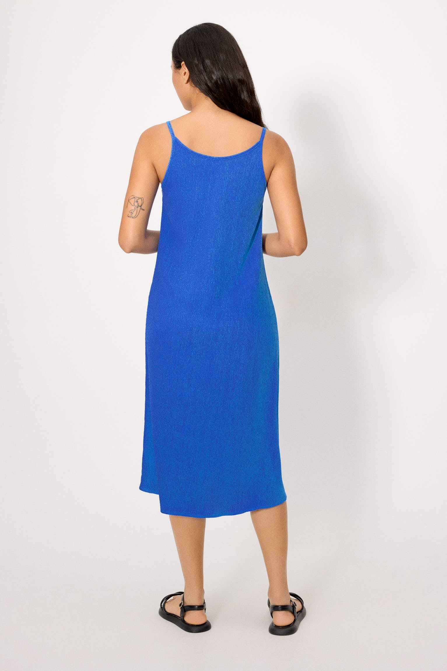 Vestido largo ligero azul