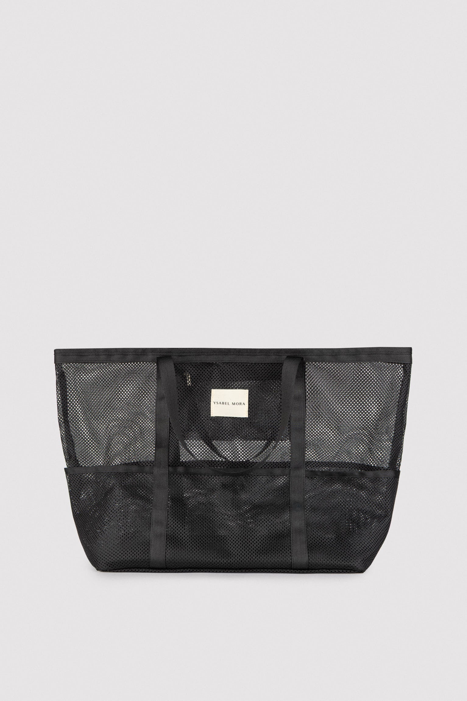 Bolso de playa calado negro