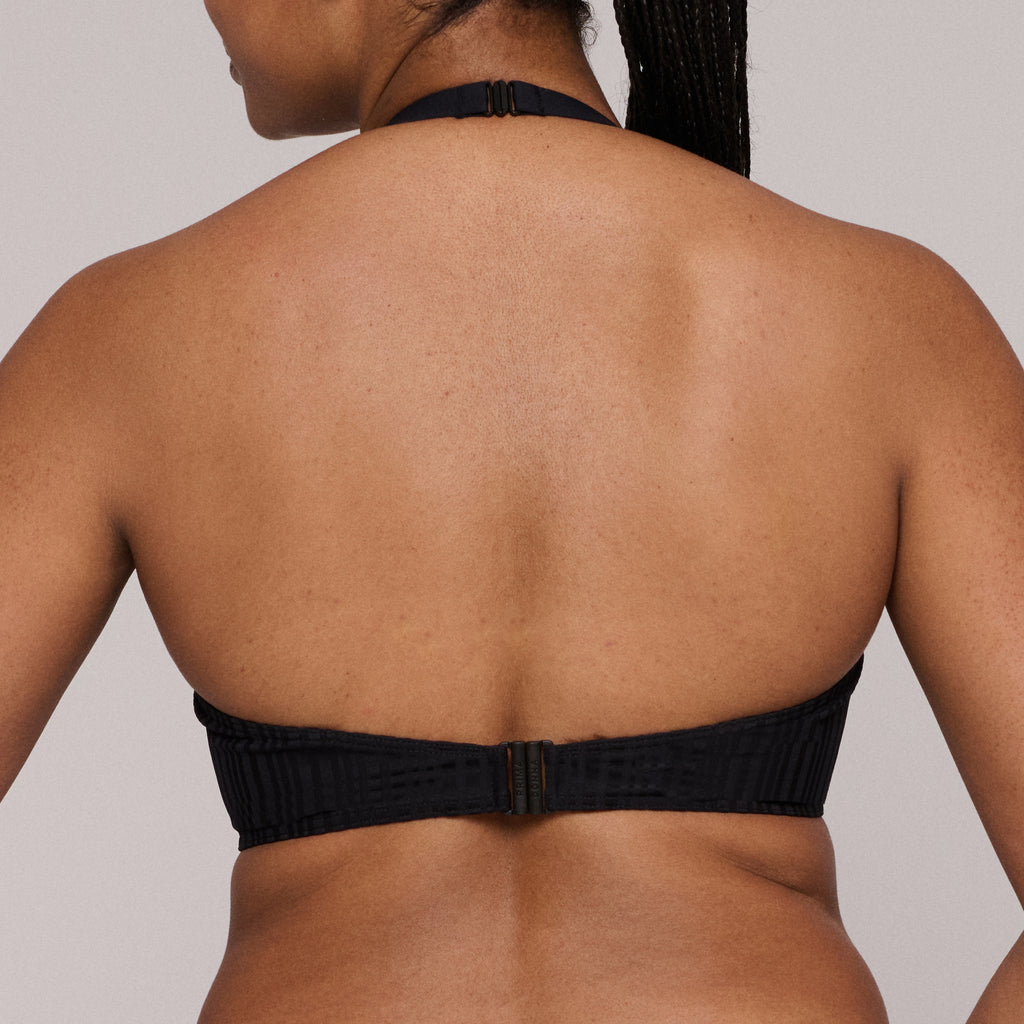 KIRUNA negro bikini balconet con foam