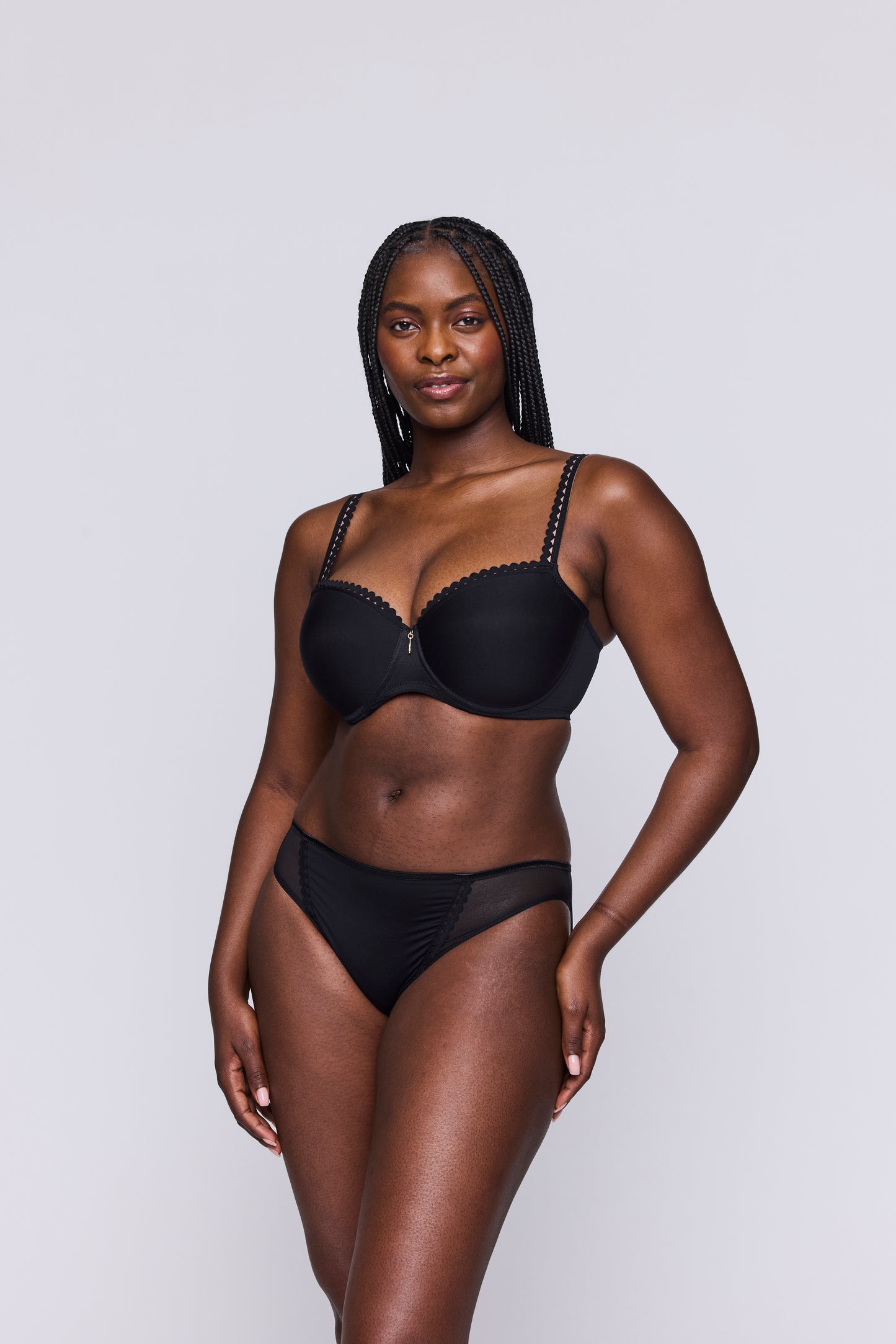 VIVGIRL negro braga bikini