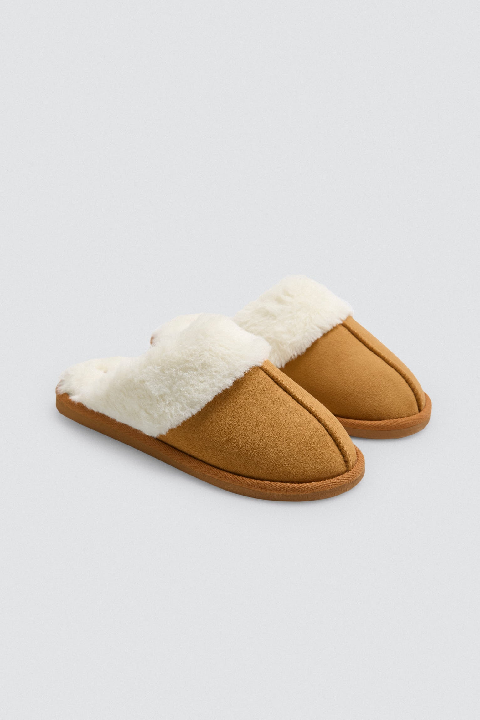 Zapatillas de casa pelo camel