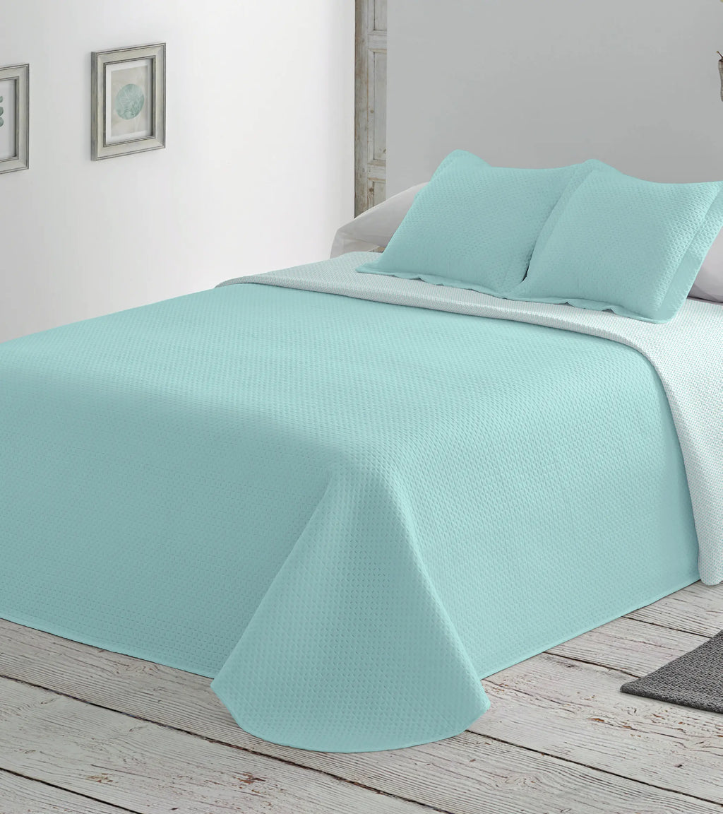 Colcha Lisa Reversible LISA - Turquesa