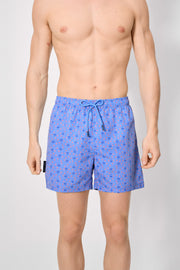 Bañador medio estampado palmeras