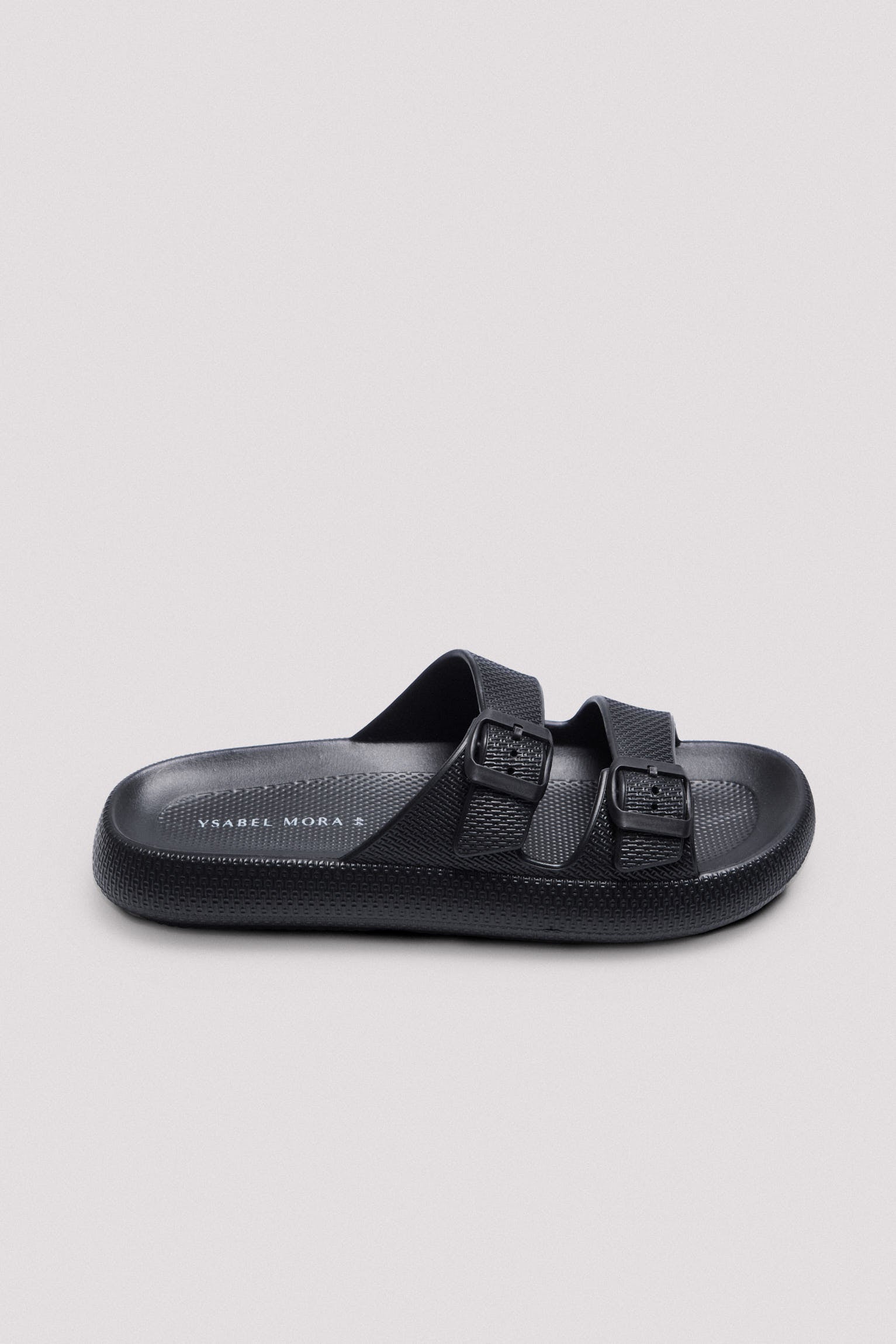 Chanclas hebillas negro