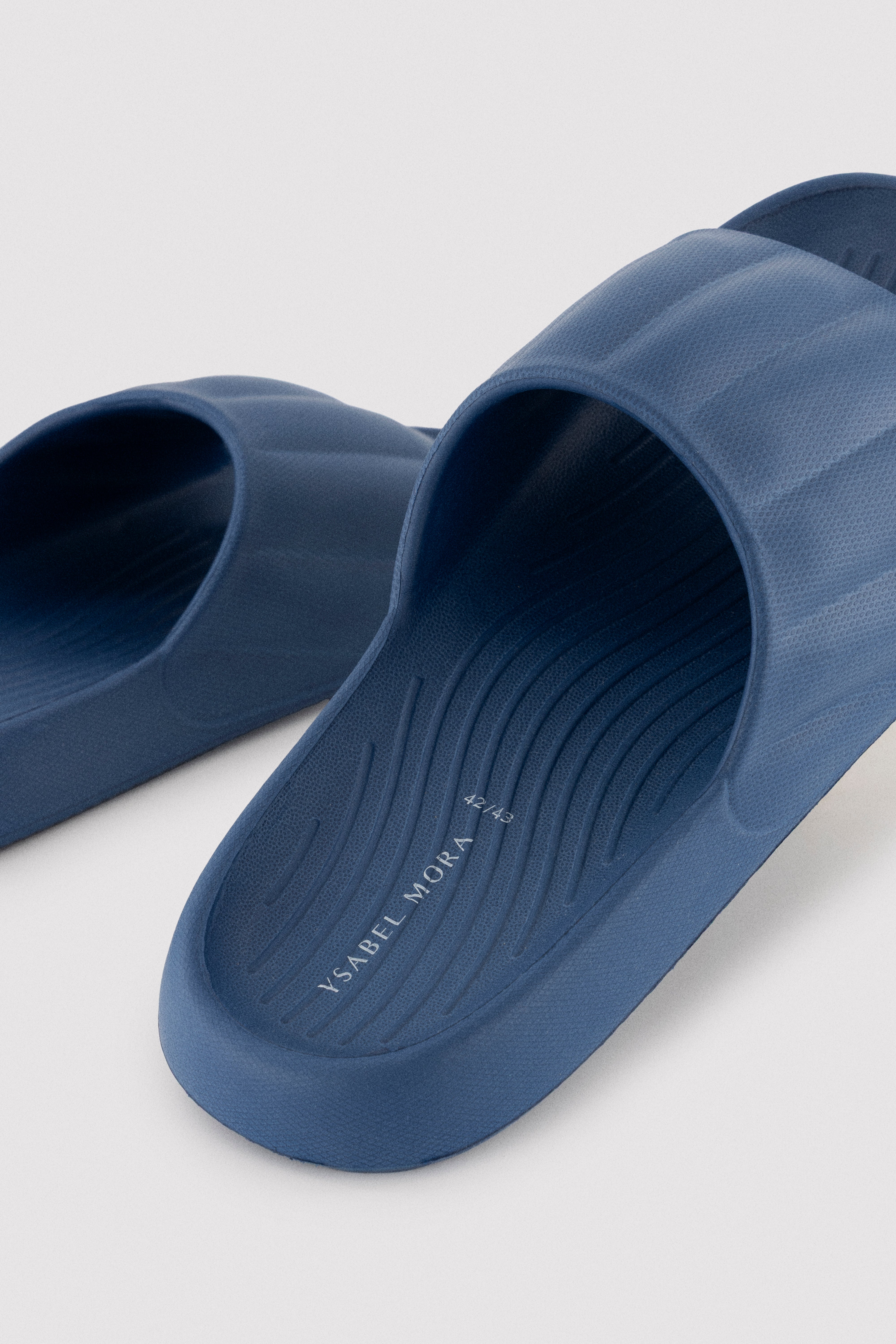 Chanclas hombre ligeras azul