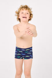 Bañador bóxer niño estampado cocodrilos