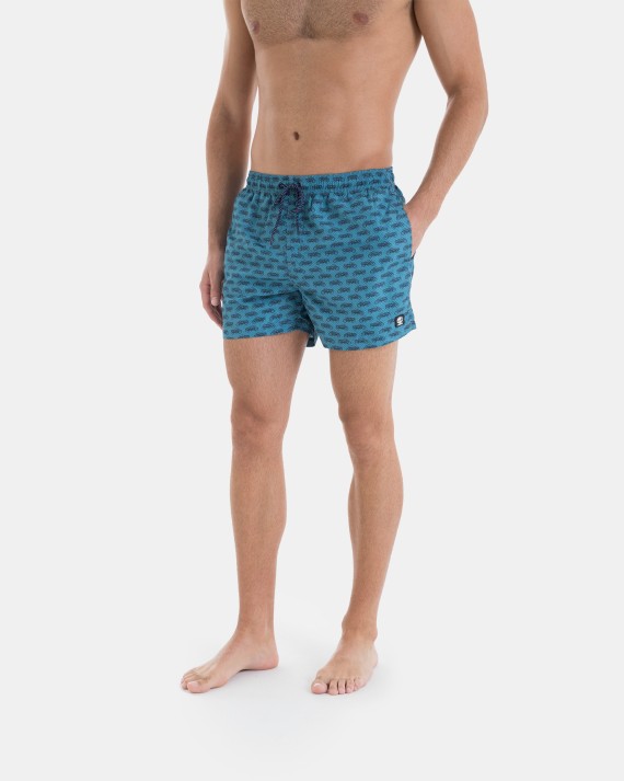 Bañador de Hombre Bermuda Estampado Motos