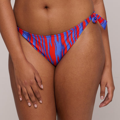 SKUDAI Wild stripes braga de cadera cordones