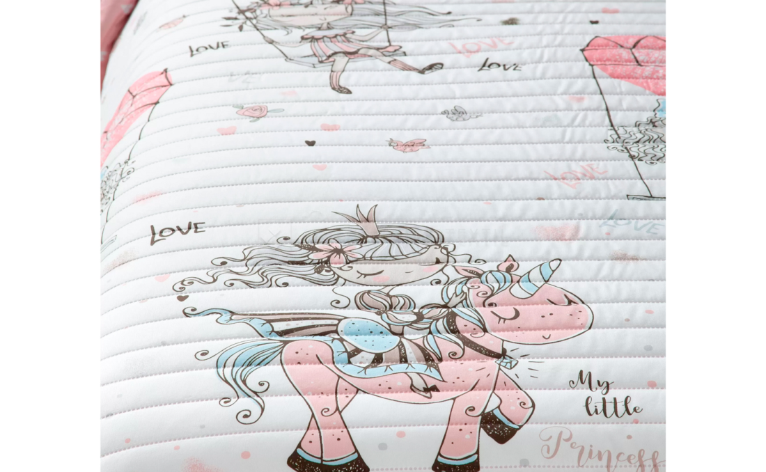 Colcha Bouti MANTEROL Infantil Junior 607 UNICORNIO