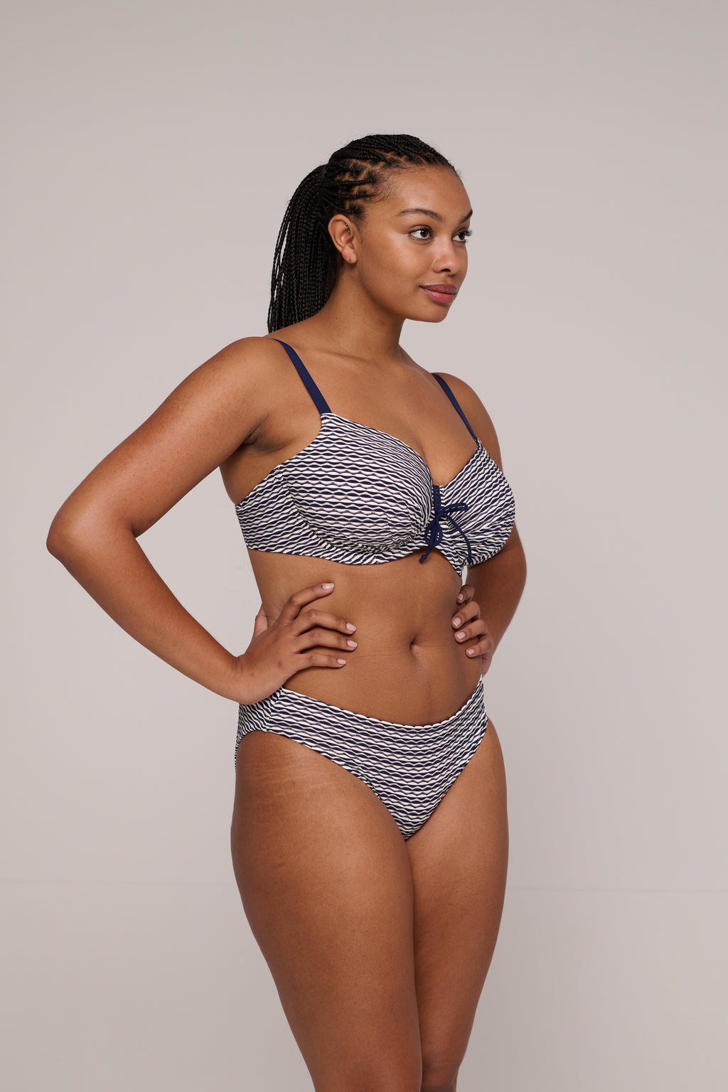 KALBA Water Blue bikini balconet con foam