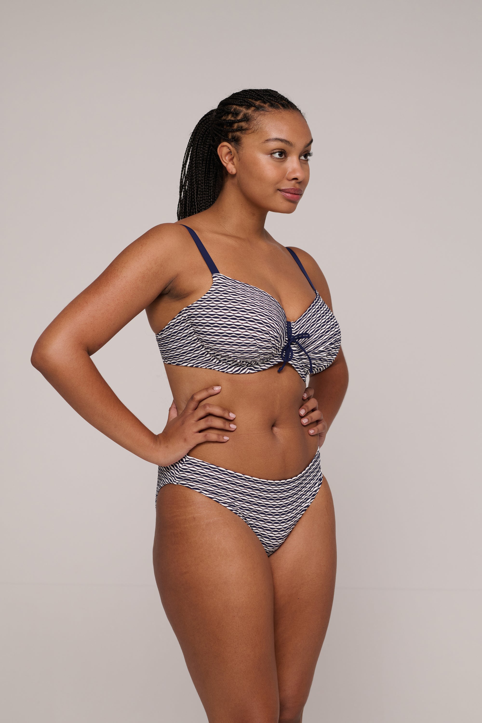 KALBA Water Blue bikini balconet con foam