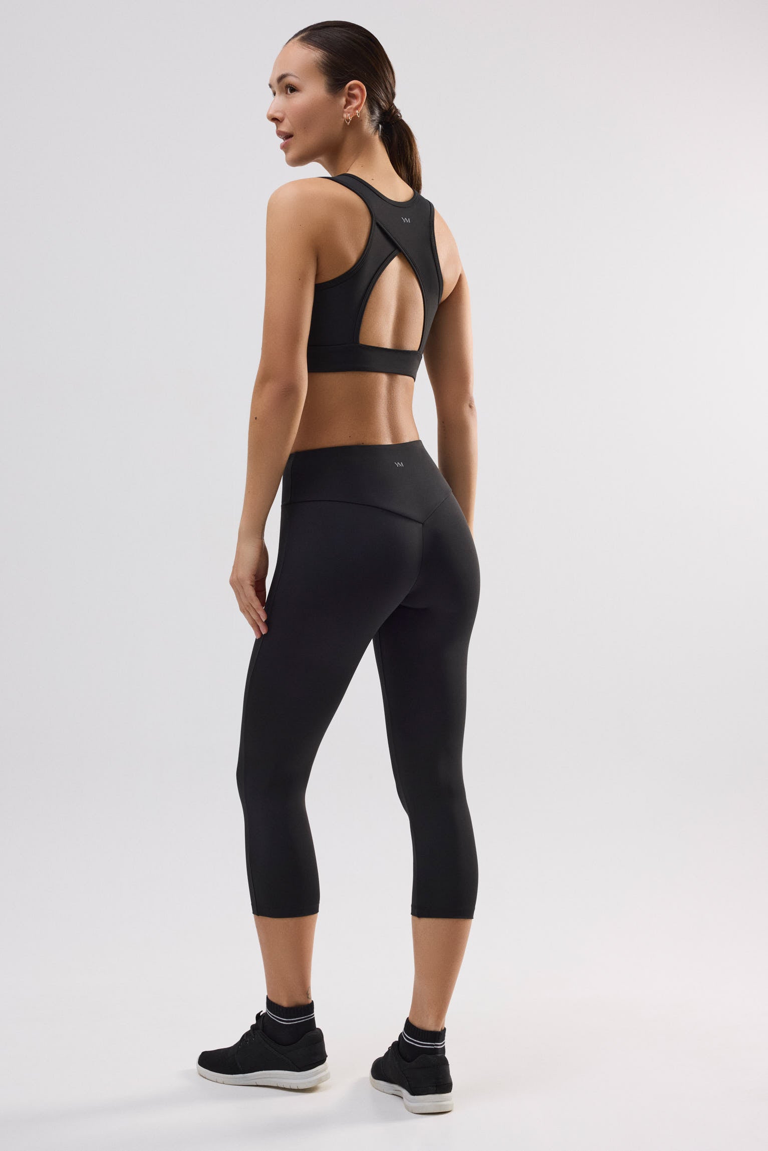 Leggings deportivos capri negro