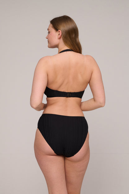 KIRUNA negro bikini braga alta