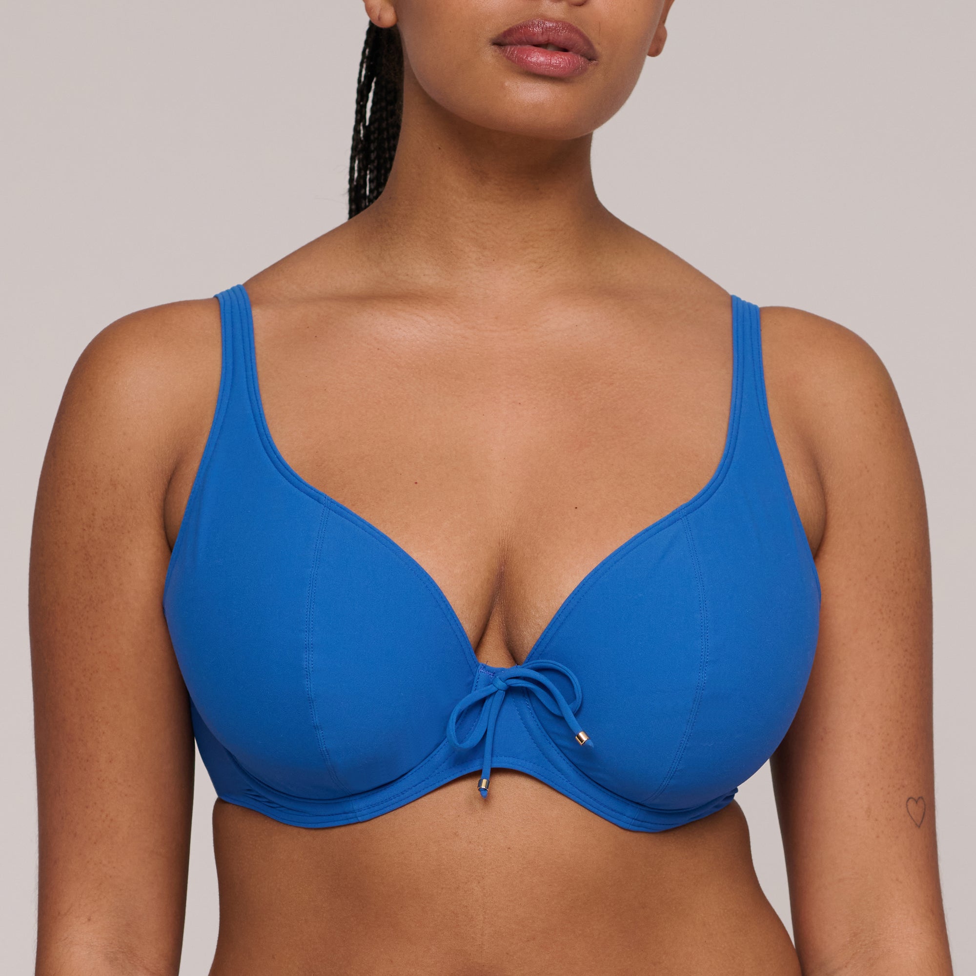 ASWAN Delphinium Cheer Blue bikini escote prof. con foam