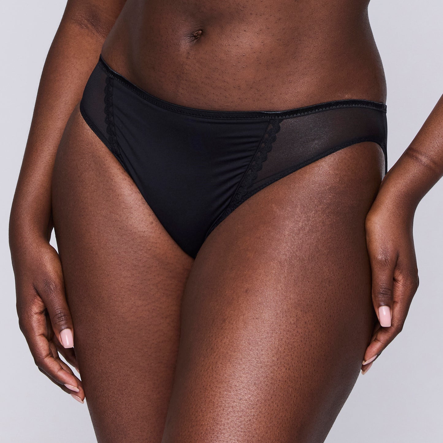 VIVGIRL negro braga bikini