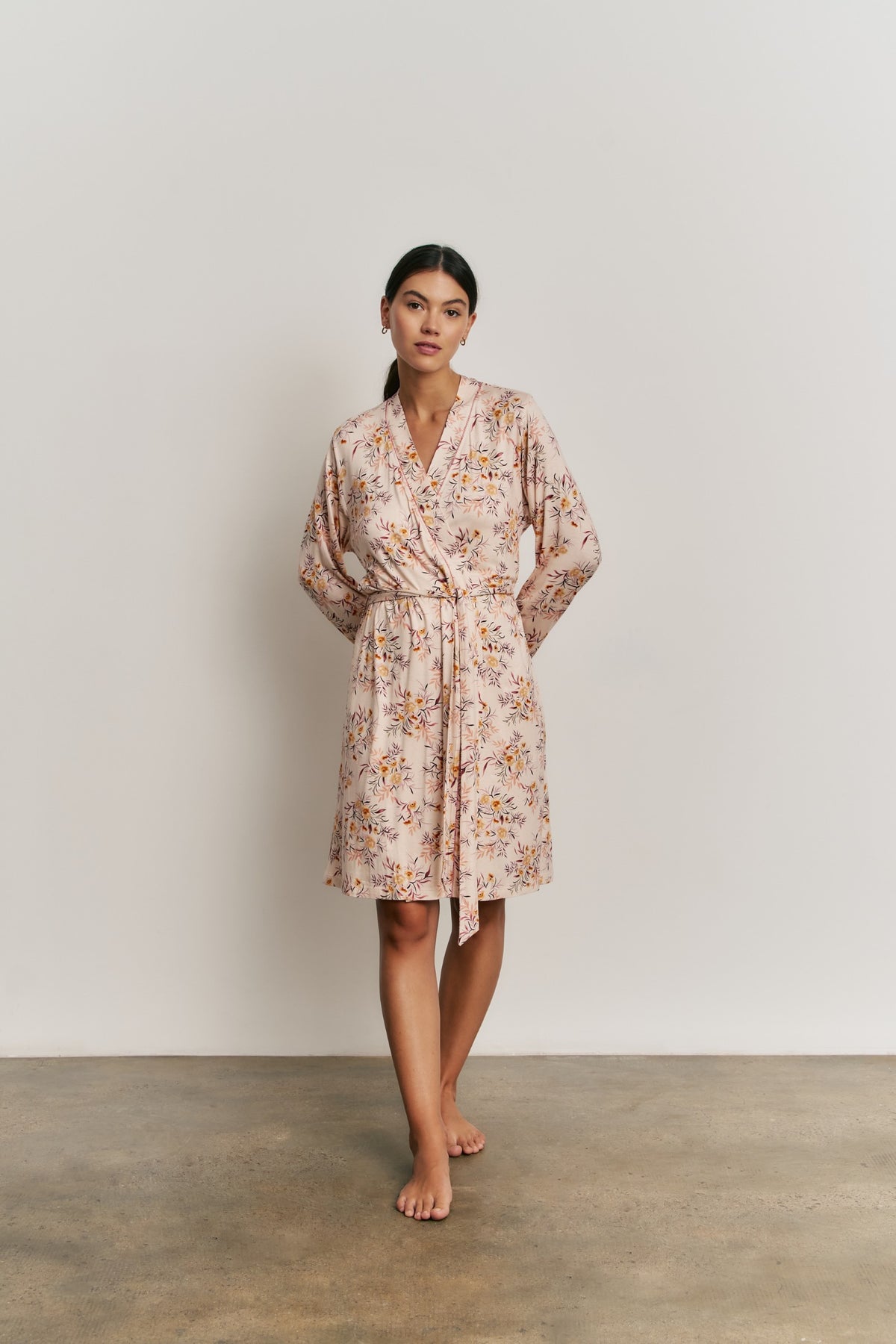 Bata kimono viscosa Pompadore
