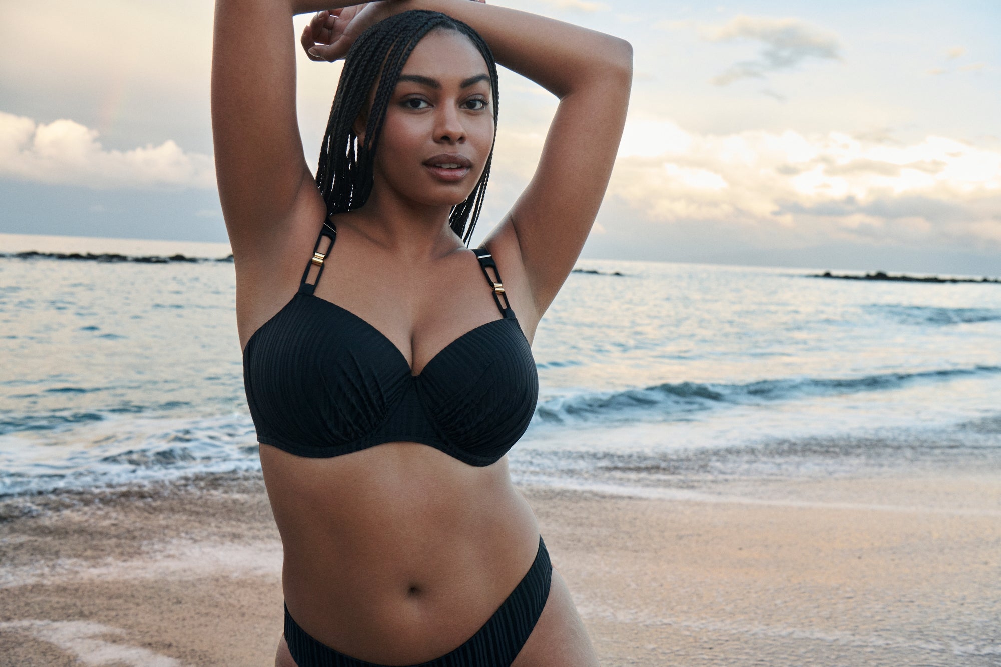 KIRUNA negro bikini braga bikini