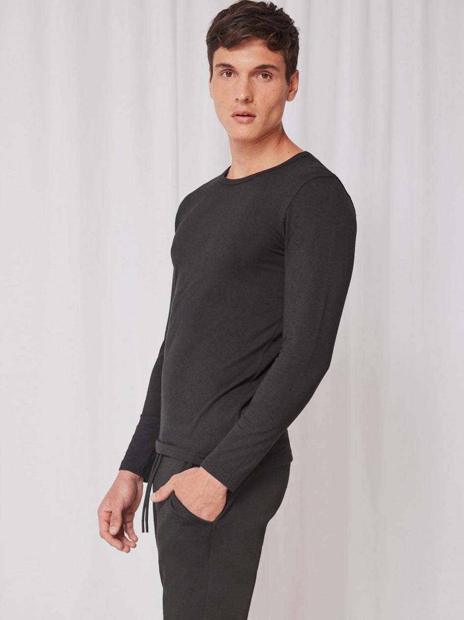 Camiseta interior termal de hombre - Negro - 1/0150