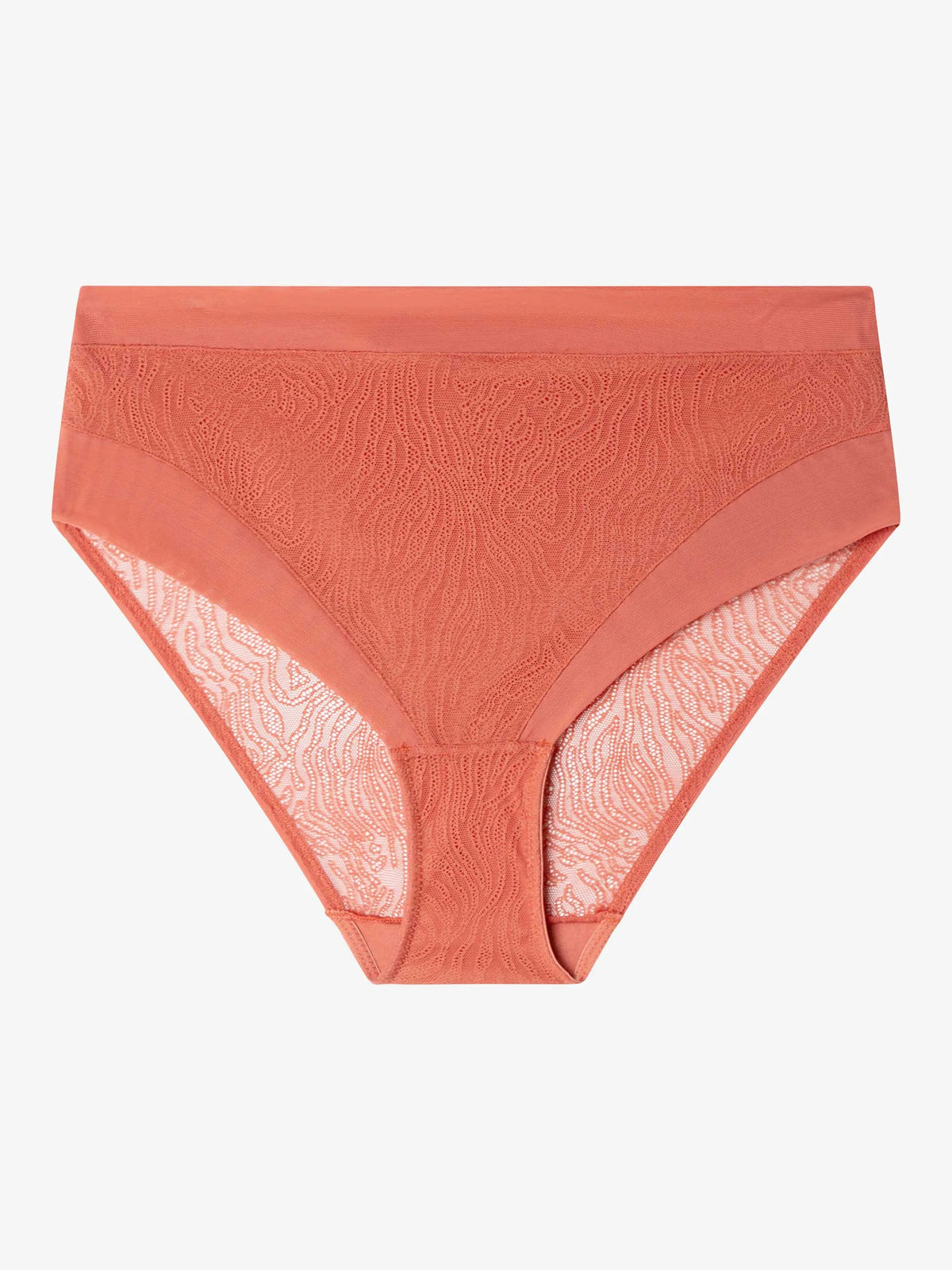 Braguita alta encaje animal print
