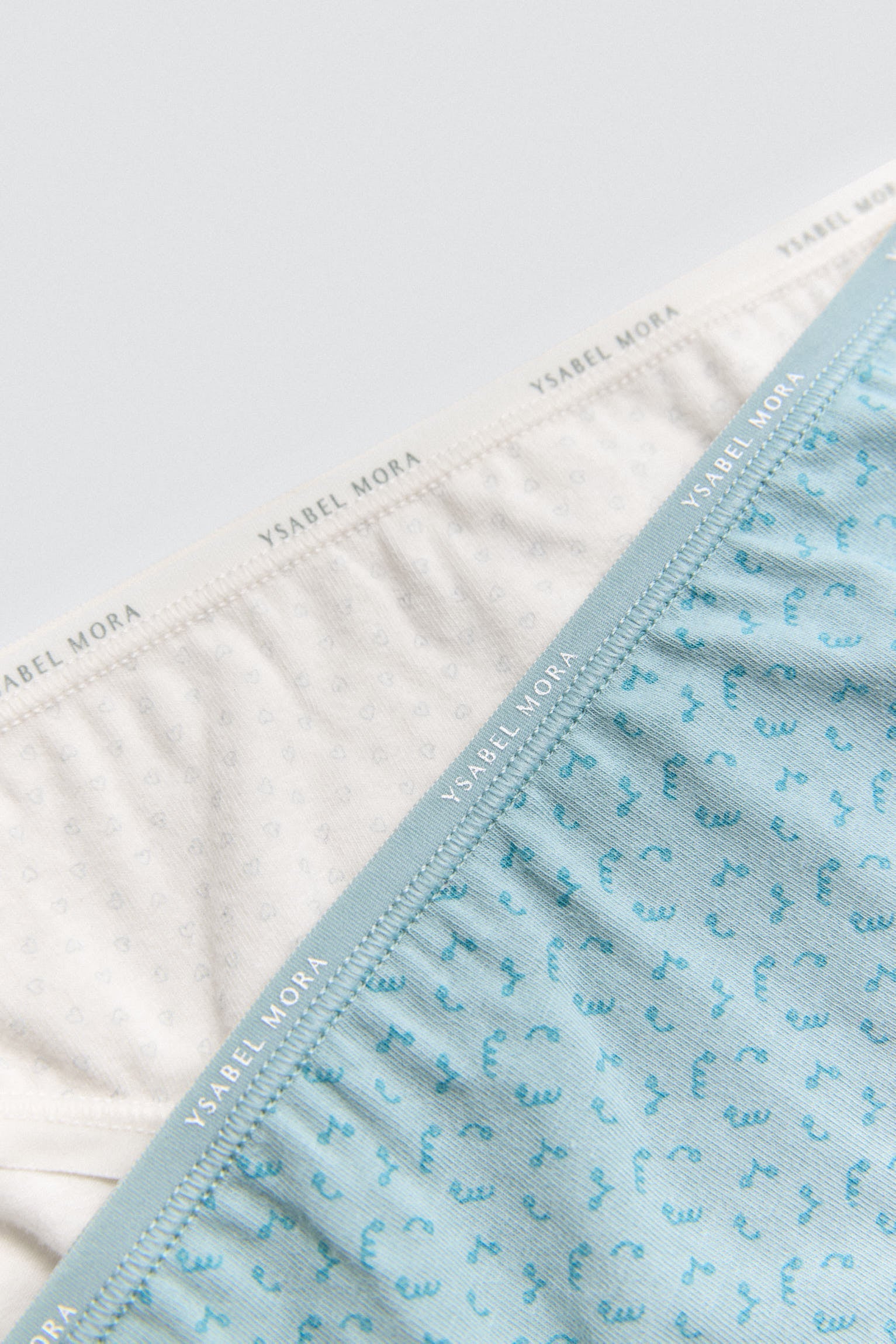 Pack 2 bragas mini algodón estampados suaves
