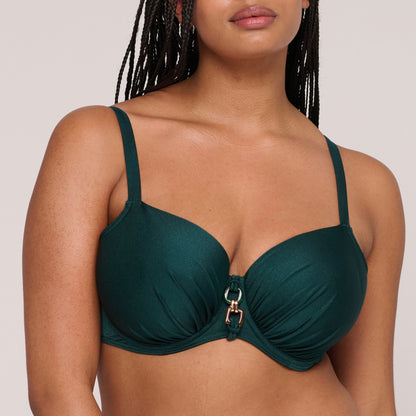 MANGALORE jewel green bikini balconet con foam