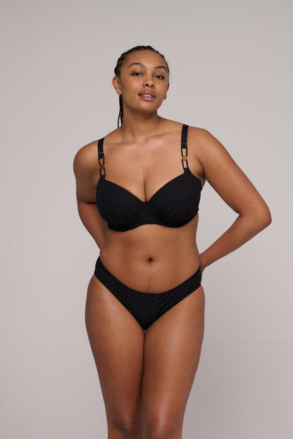 KIRUNA negro bikini balconet con foam