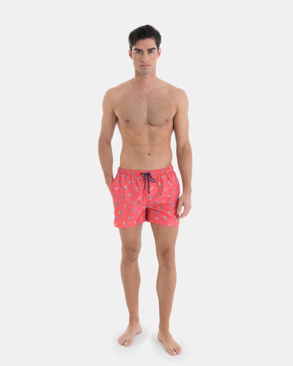 Bañador de Hombre Bermuda Estampado Surf