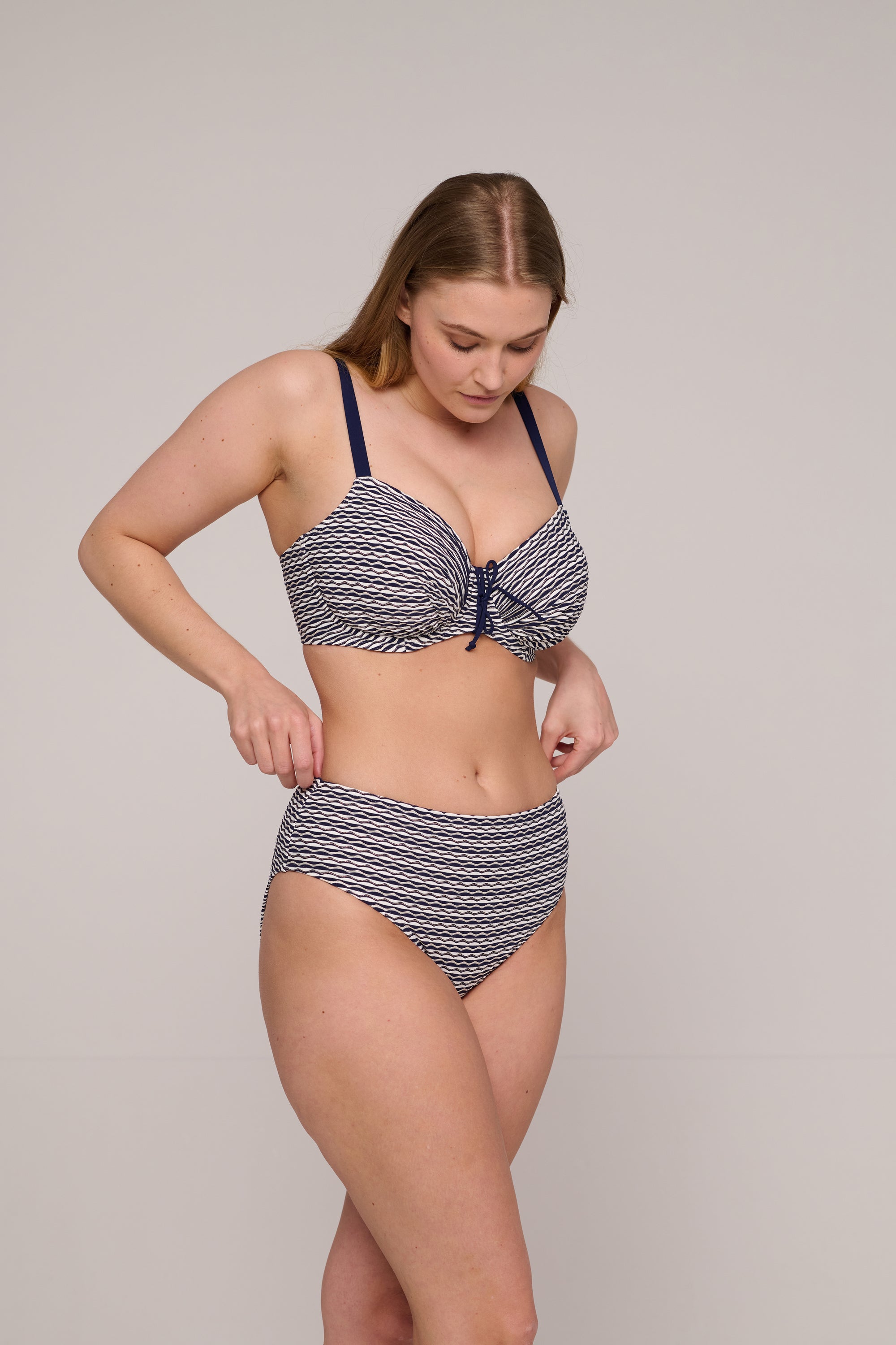 KALBA Water Blue bikini braga alta