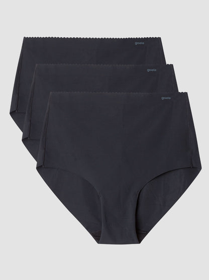 Braguita alta invisible tejido microfibra - Negro - 1/0212