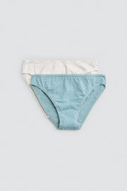 Pack 2 bragas mini algodón estampados suaves