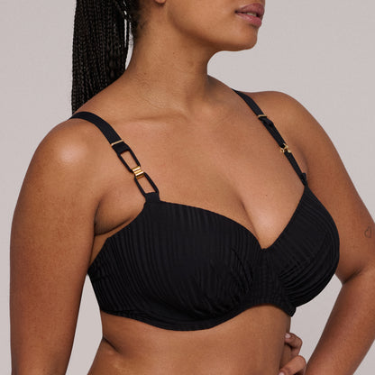 KIRUNA negro bikini balconet con foam
