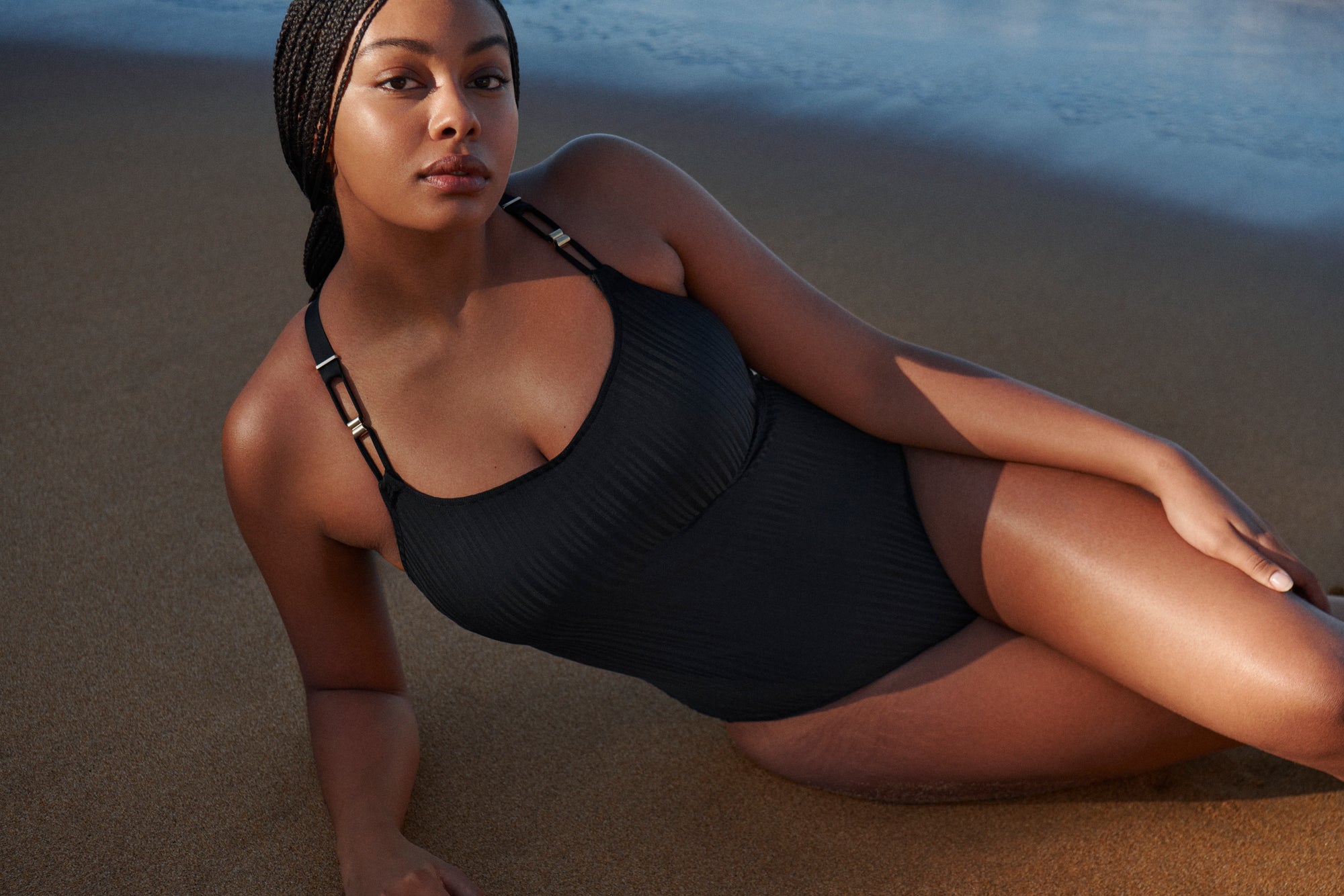 KIRUNA negro bañador con foam sin aro