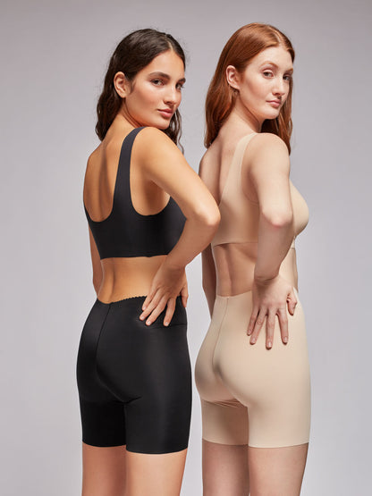 Pantalón moldeador y envolvente tejido microfibra - Piel - 1/0213