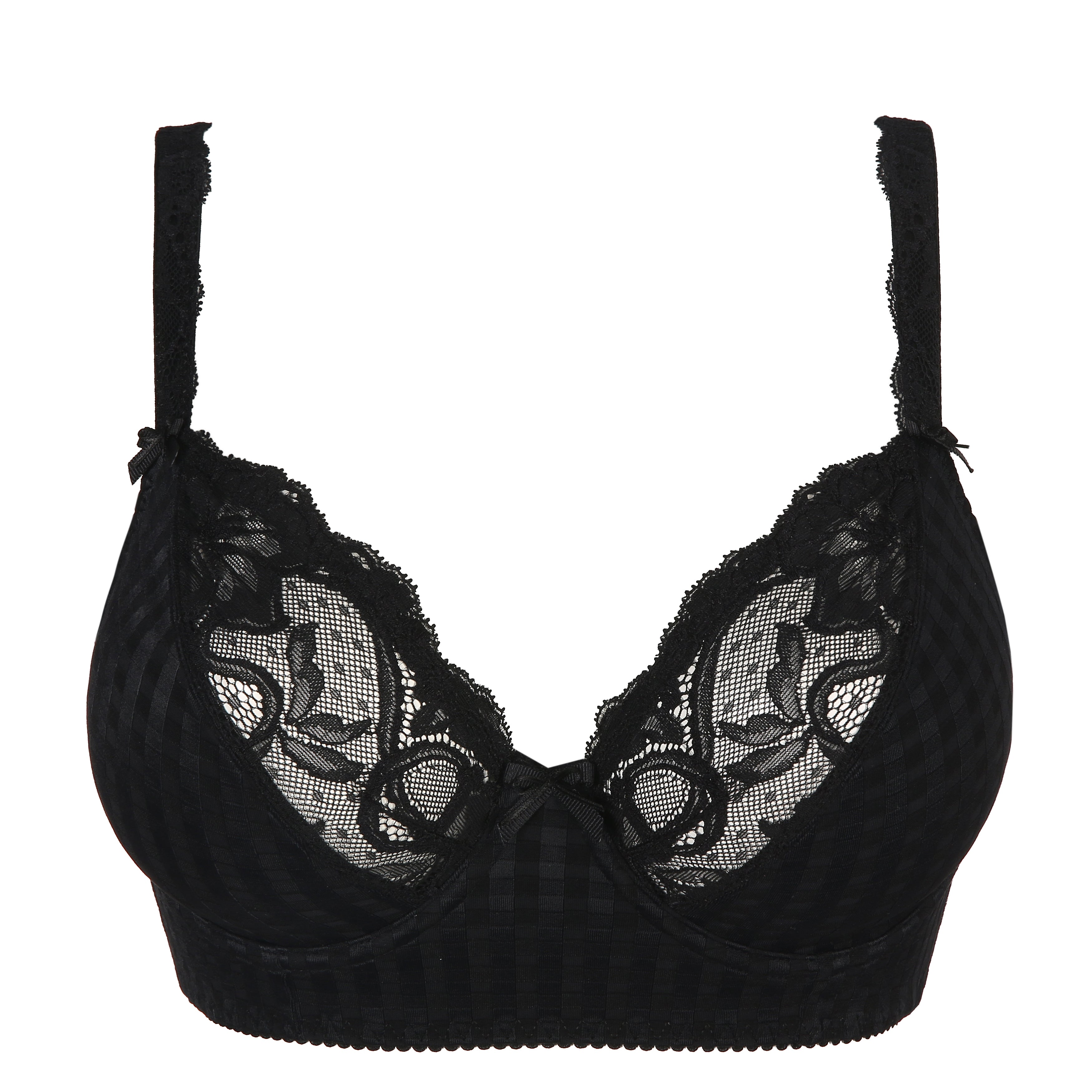MADISON negro suj. bustier escote profundo