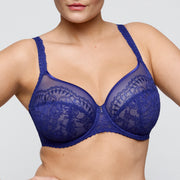 SHIMLA crazy blue balconet costura vertical