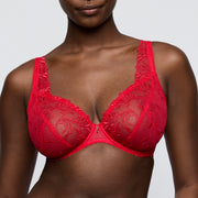 SOLISSE true red sujetador escote profundo