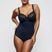 MADISON velvet blue body de copa entera