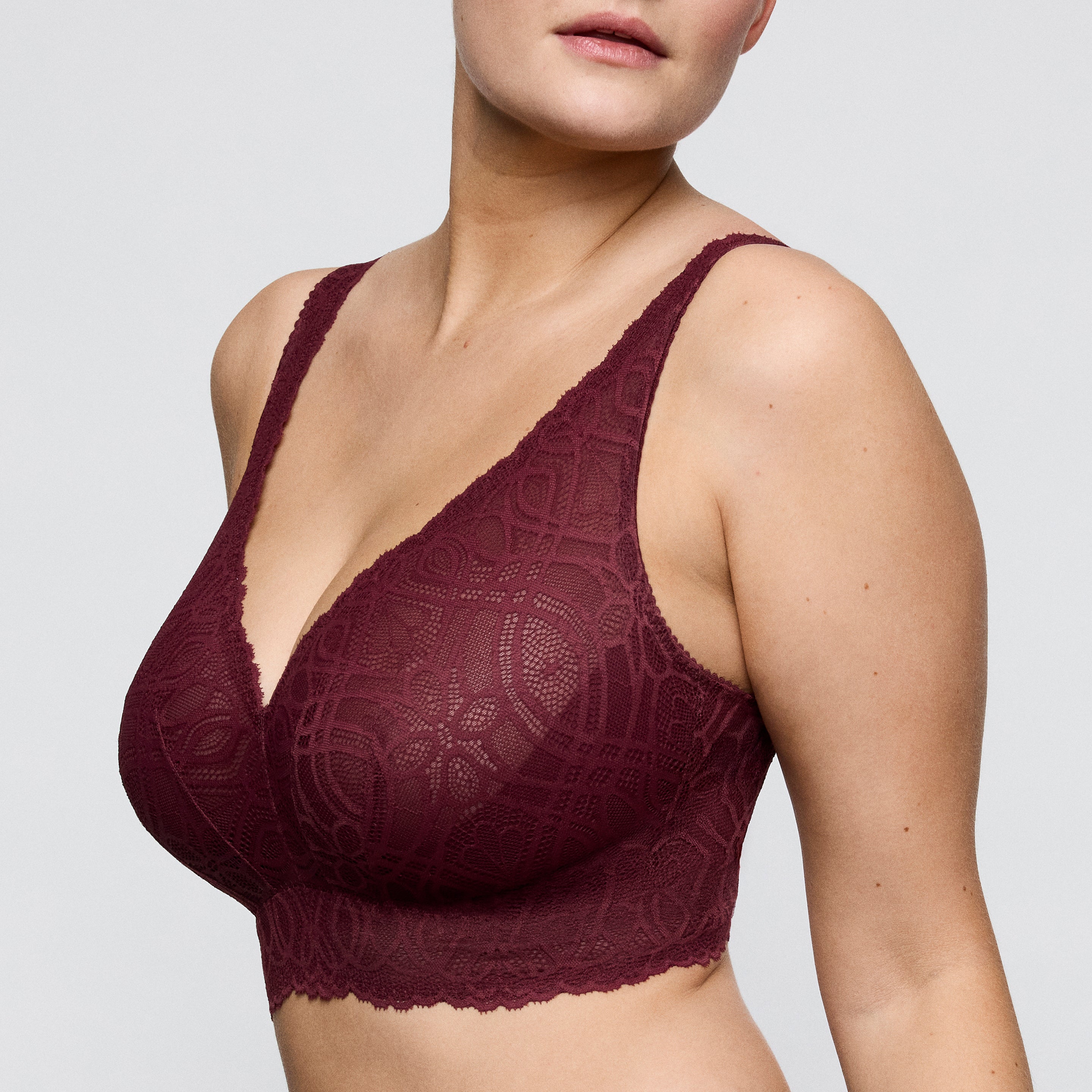 SALERNO evening red bralette