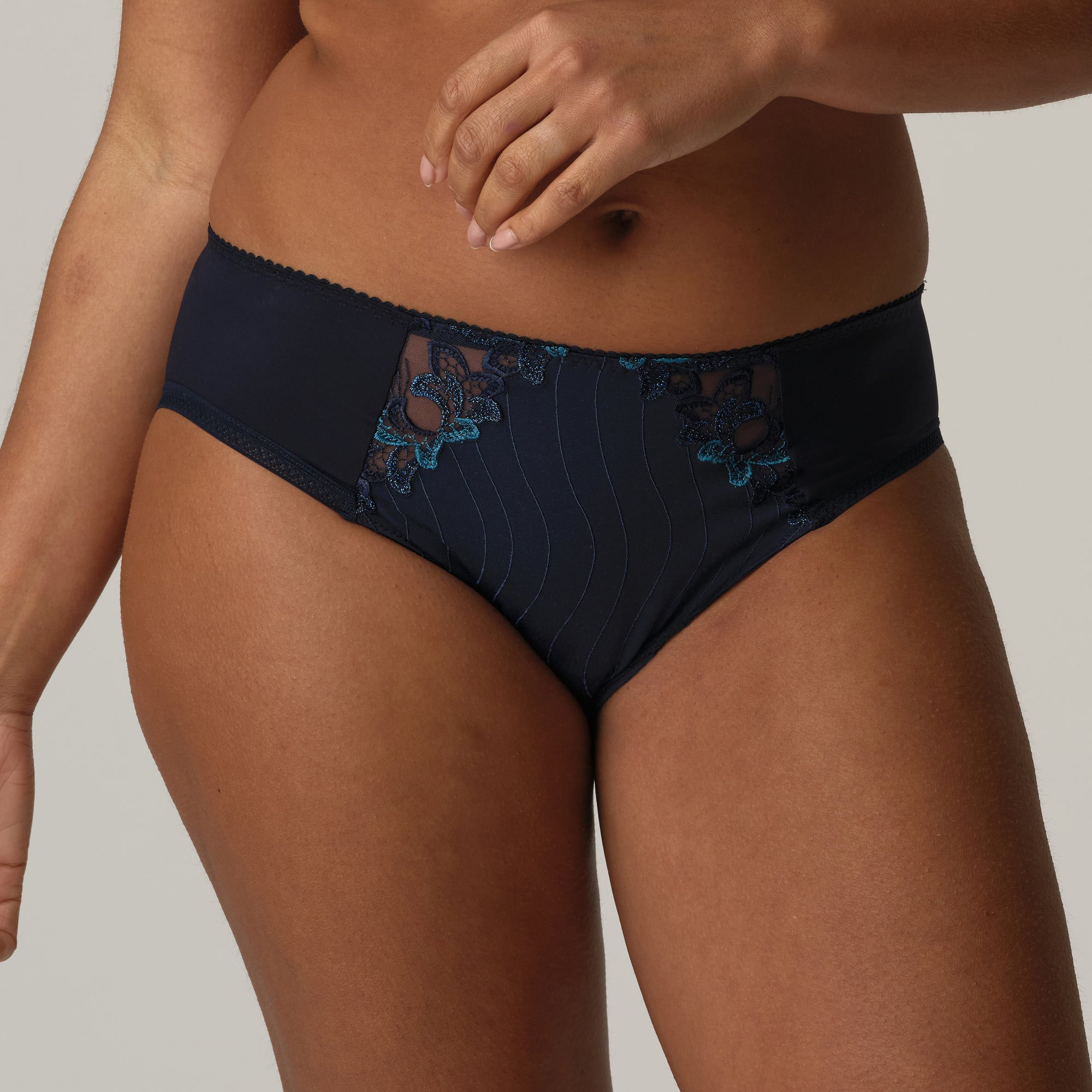 DEAUVILLE velvet blue braga bikini