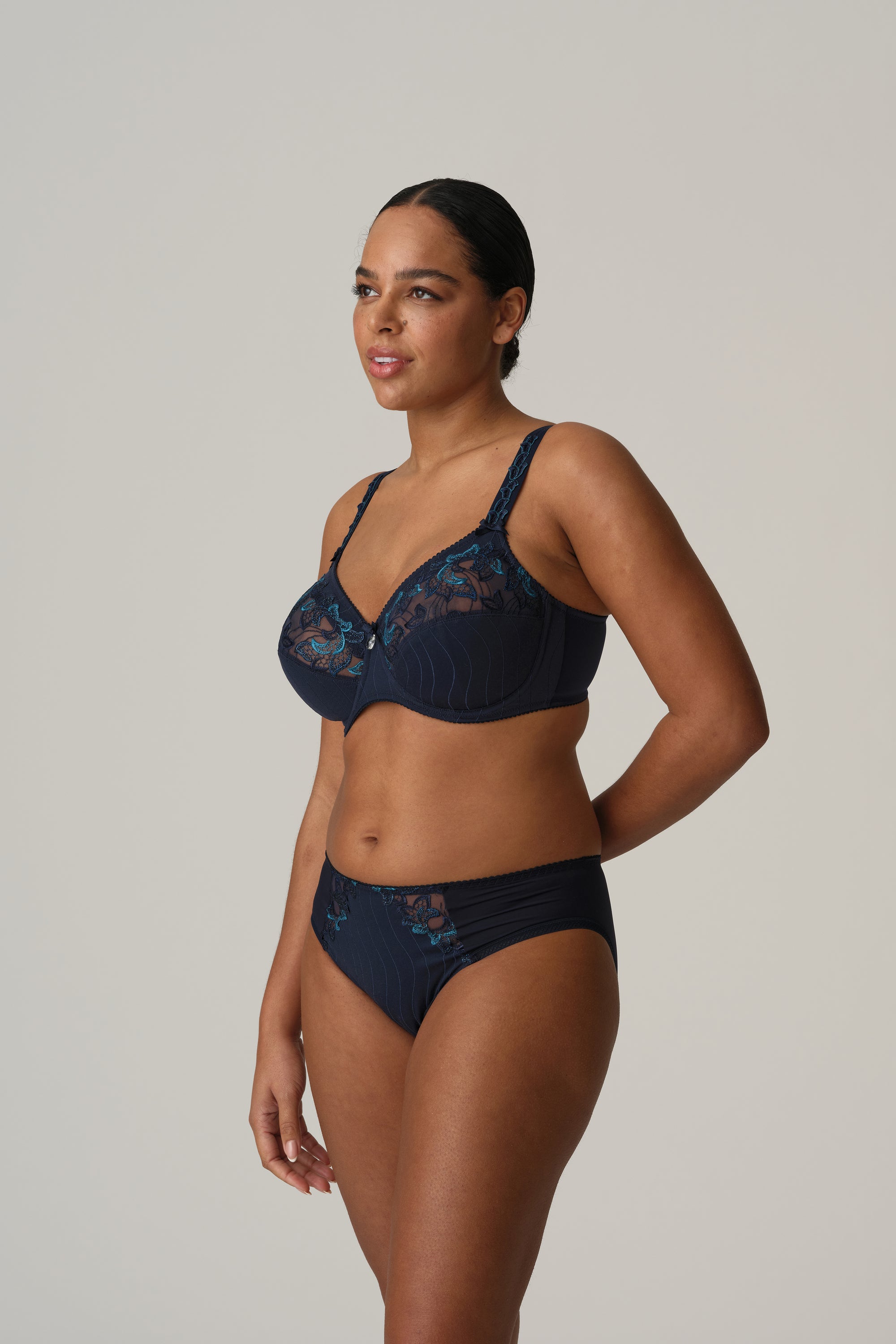 DEAUVILLE velvet blue braga bikini