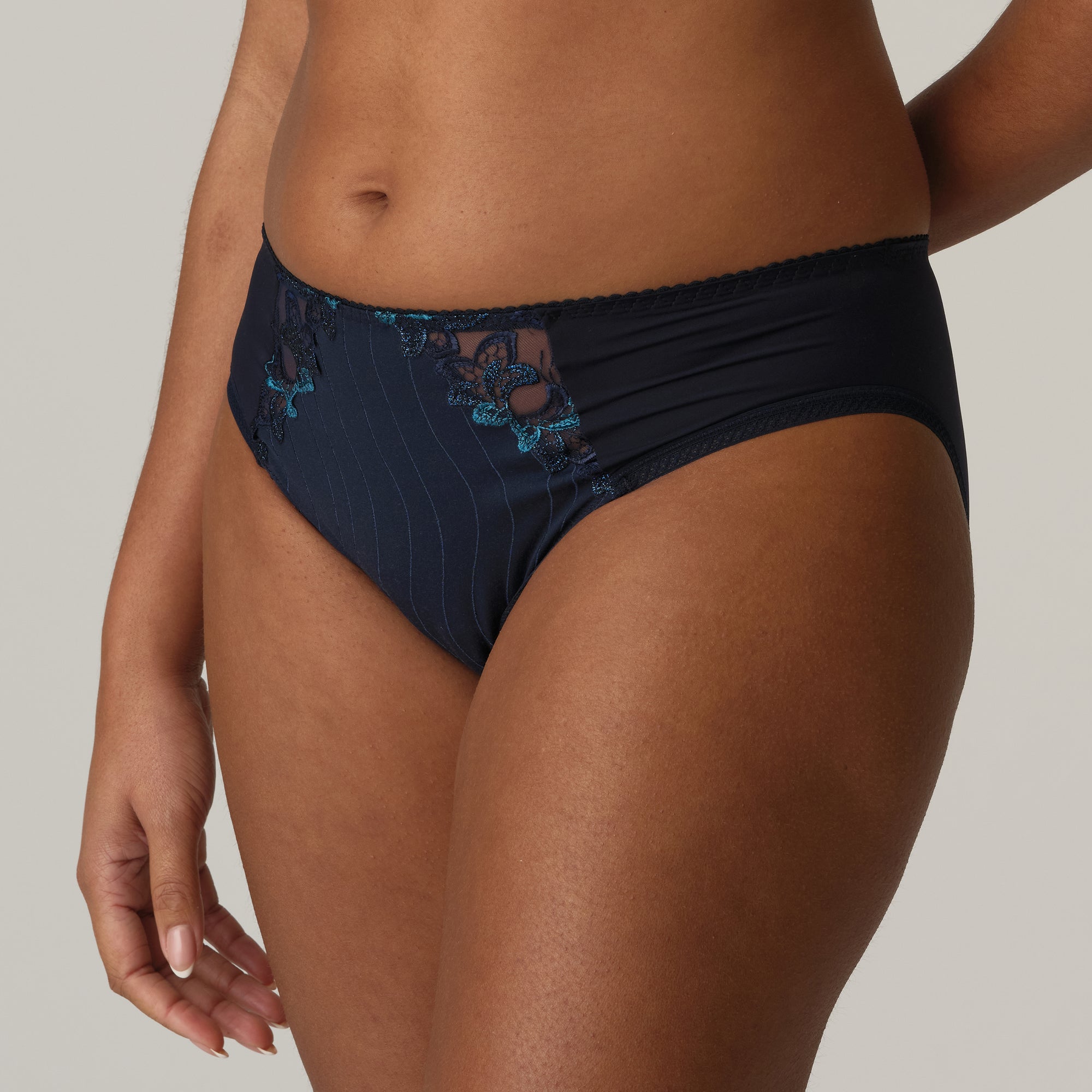 DEAUVILLE velvet blue braga bikini