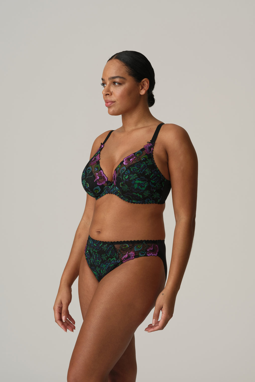 SAN ANGEL Peacock Feather braga bikini