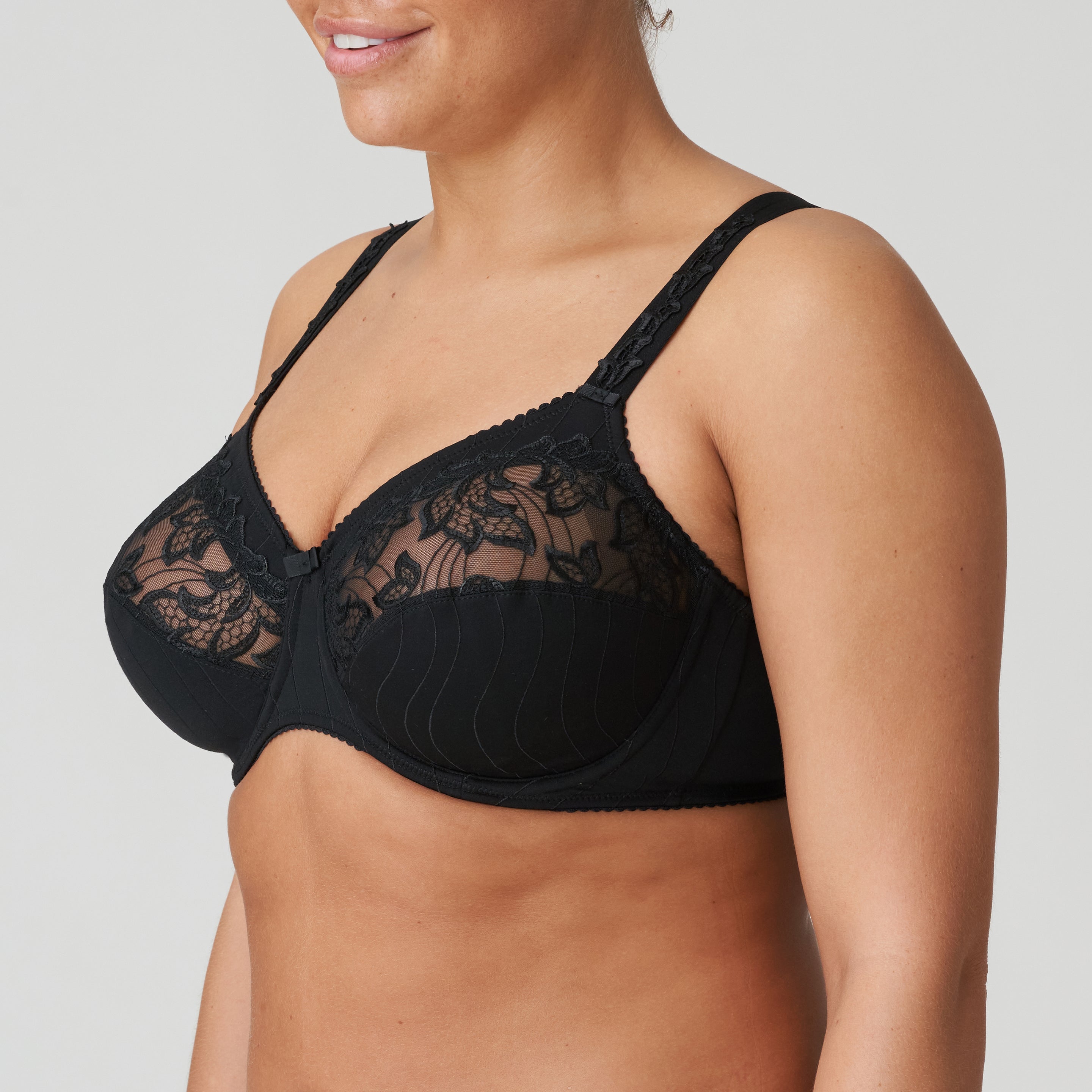 DEAUVILLE negro sujetador copa entera confort