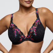 MIYARA Floral Eclipse suj. escote prof medio relleno